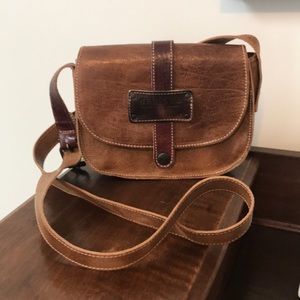 Bed Stu Leather Saddle Bag/Purse
